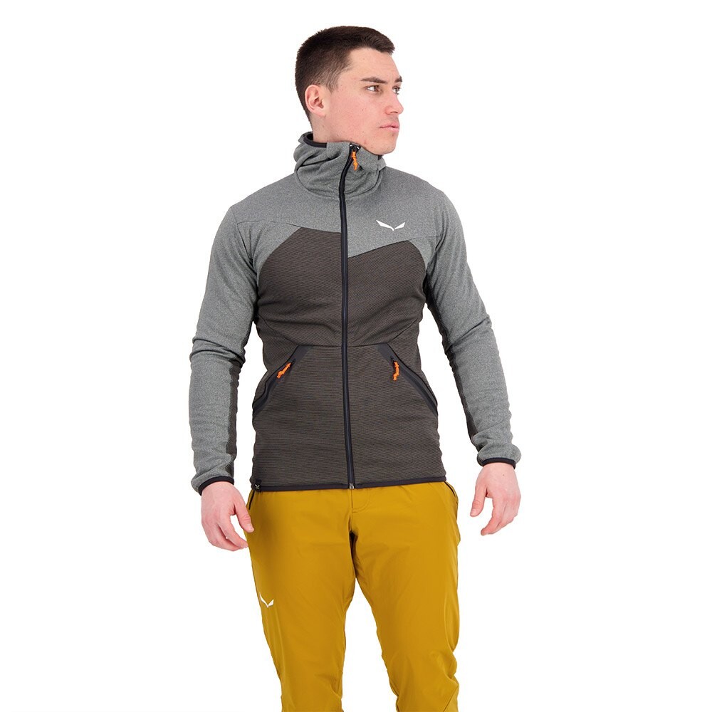 

Худи Salewa Puez Melange Polarlite, серый