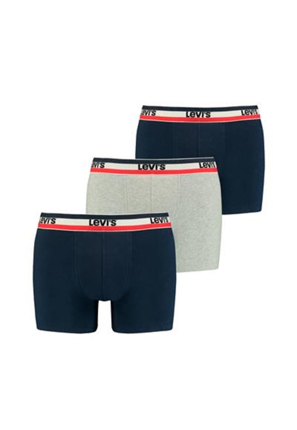 боксеры levi´s logo 3 шт красный Боксеры Levi´s Boxershorts 'Logo Basic', разноцветный