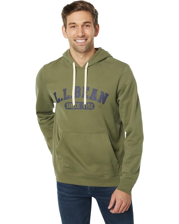 

Толстовка L.L.Bean 1912 Hooded Logo, цвет Deep Olive