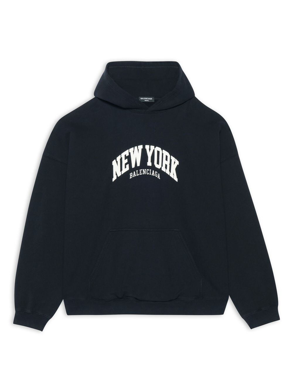 

Худи Cities New York широкого кроя Balenciaga, черный