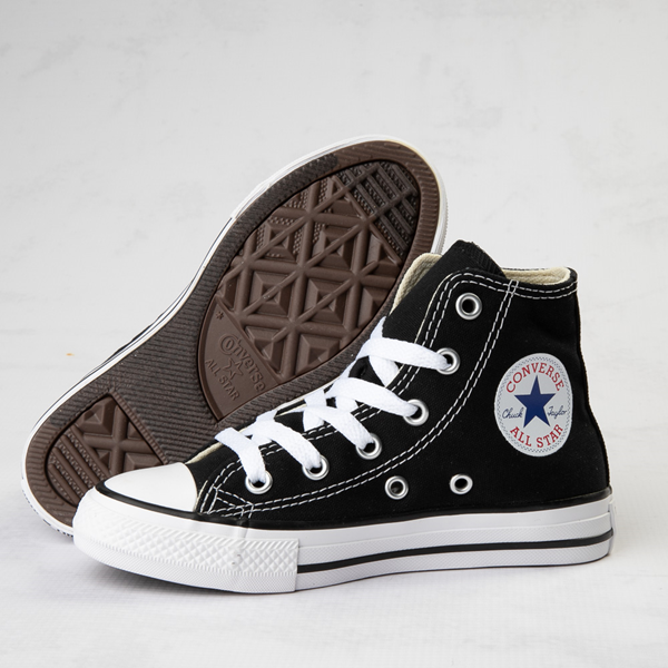 кроссовки converse размер 35 черный Высокие кроссовки Converse Chuck Taylor All Star - Little Kid, черный