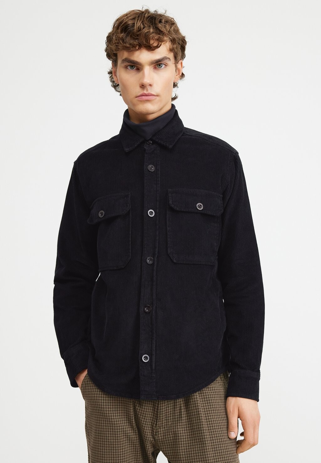 

Рубашка Entertainment Mads Nørgaard SKYLER SHIRT, черный