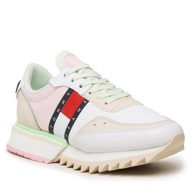 

Кроссовки Tommy Jeans CleatedWmn, белый цвет
