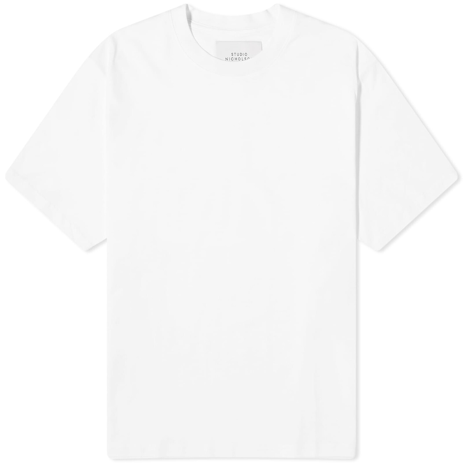 

Футболка Studio Nicholson Bric, цвет Optic White