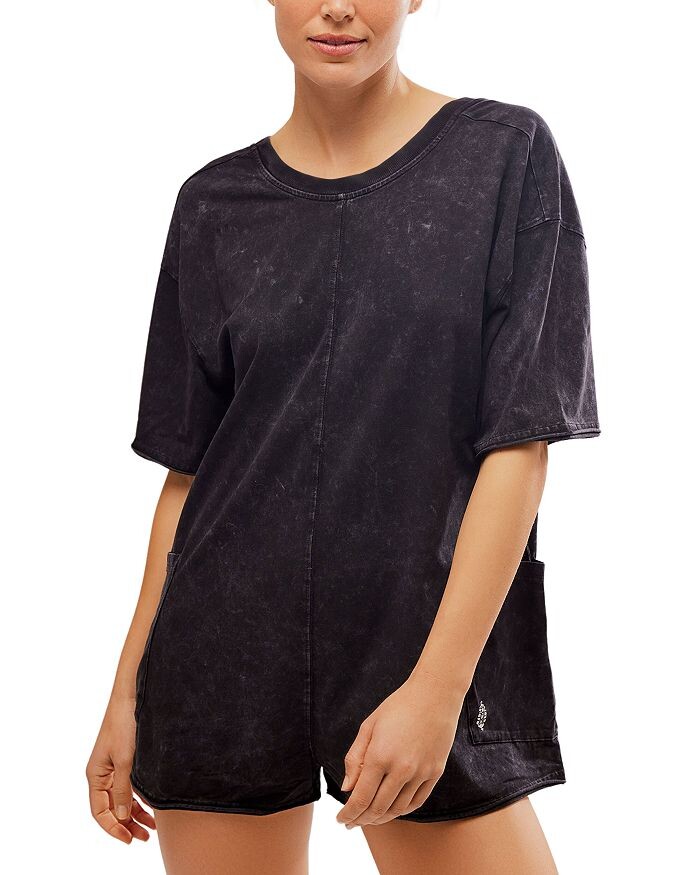 

Комбинезон-футболка Free People Hot Shot, черный
