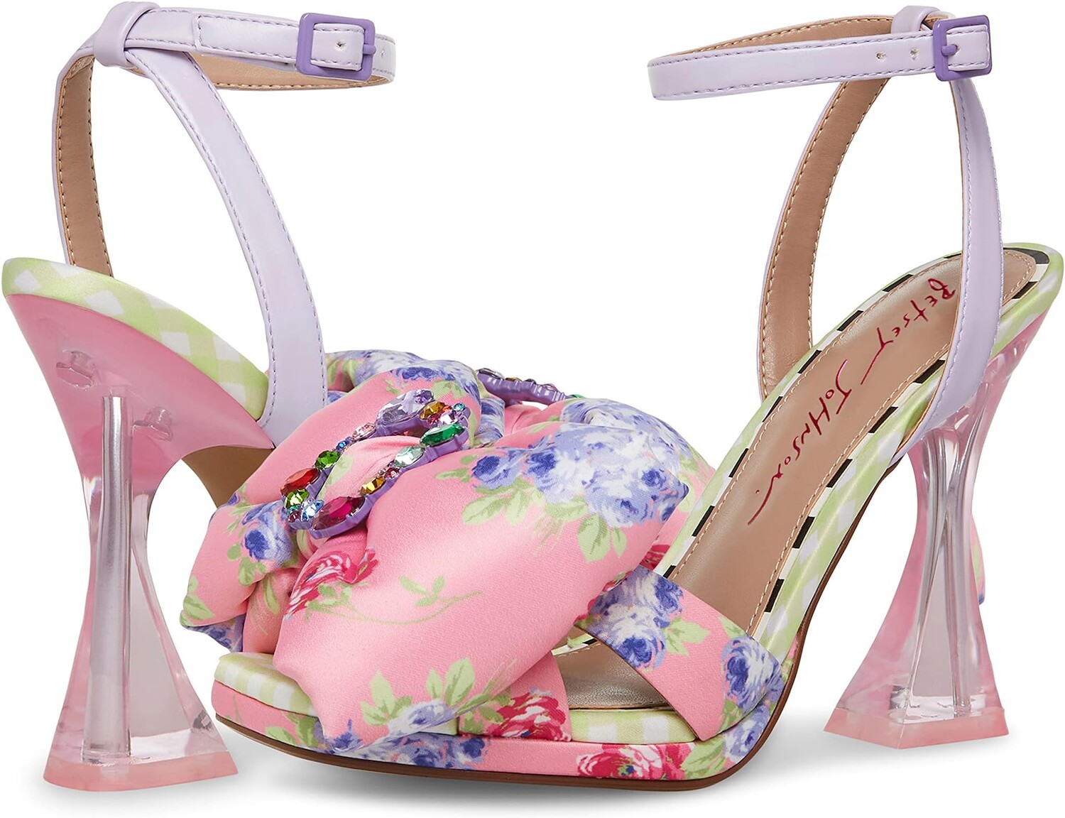 

Босоножки Pollie Blue by Betsey Johnson, цвет Pink Multi