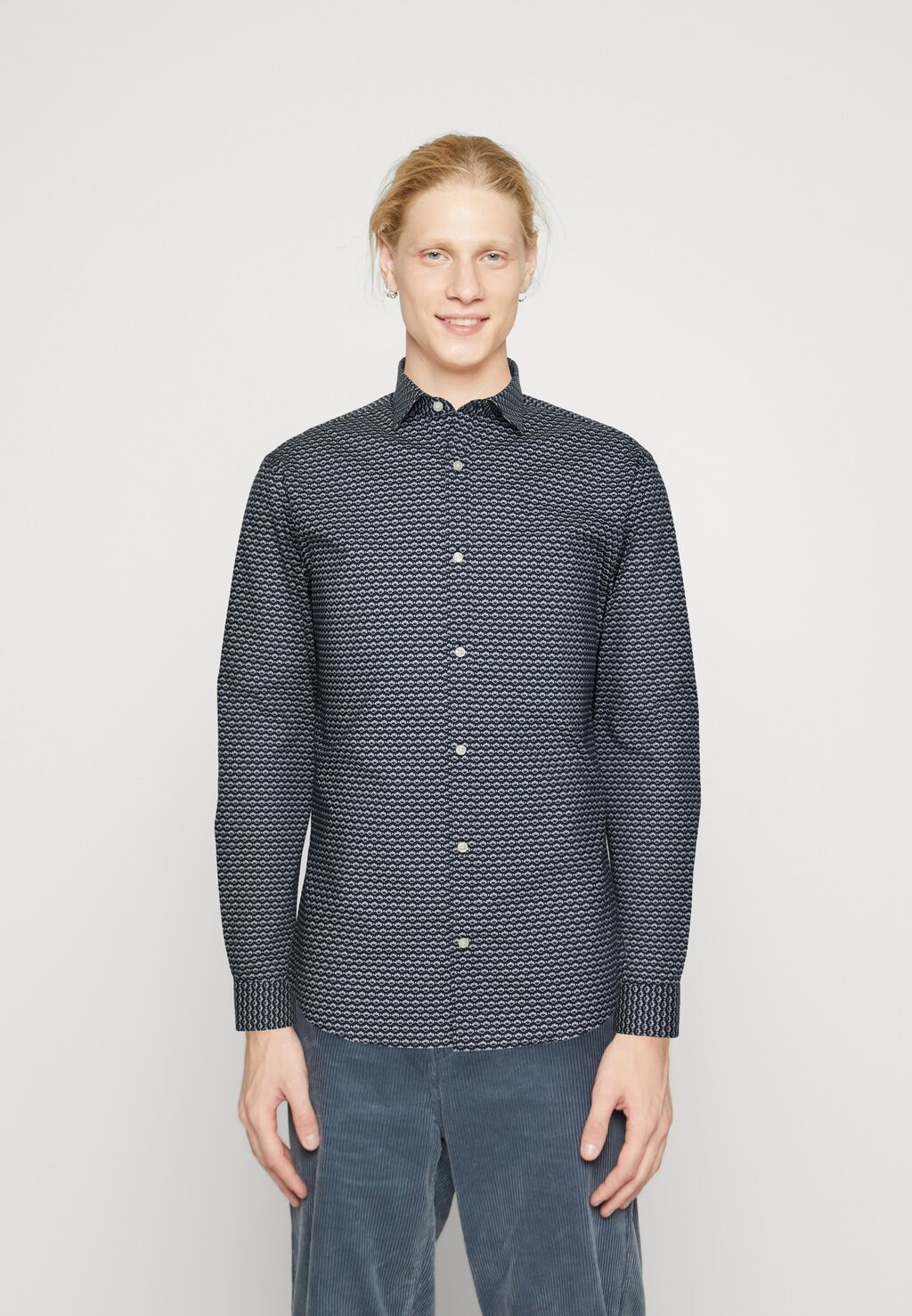 

Элегантная рубашка Jack & Jones, темно-синий