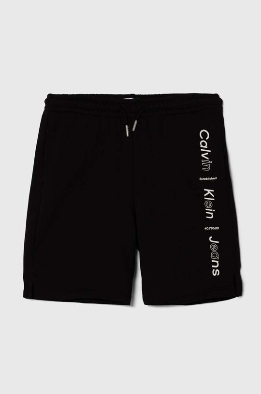 

Calvin Klein Jeans Детские хлопковые шорты, черный