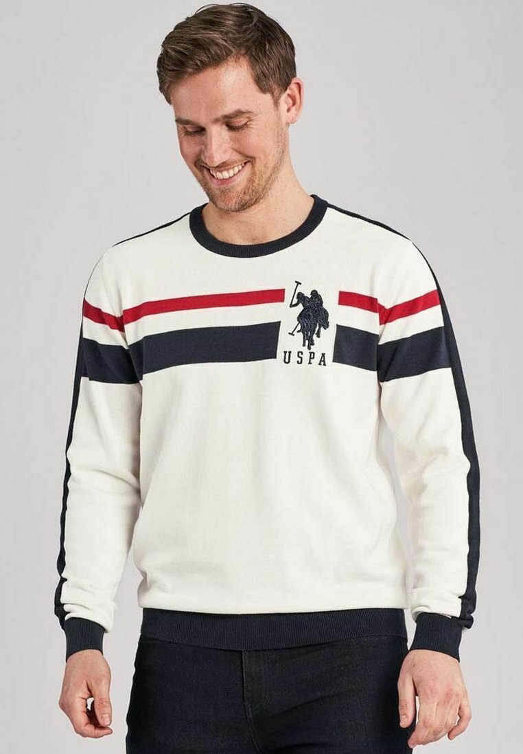 

Вязаный свитер GUNNAR U.S. Polo Assn., цвет cloud dancer
