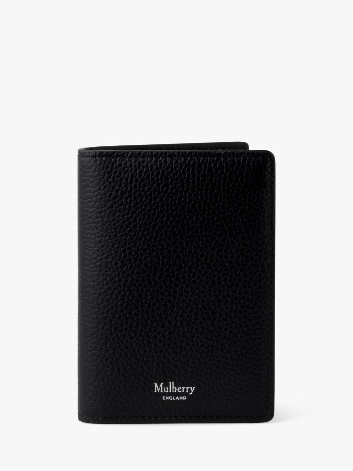 

Вертикальный кожаный кошелек Heritage Mulberry, черный