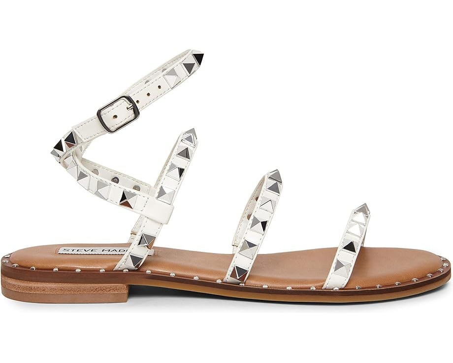

Сандалии Steve Madden Travel Flat Sandal, белый