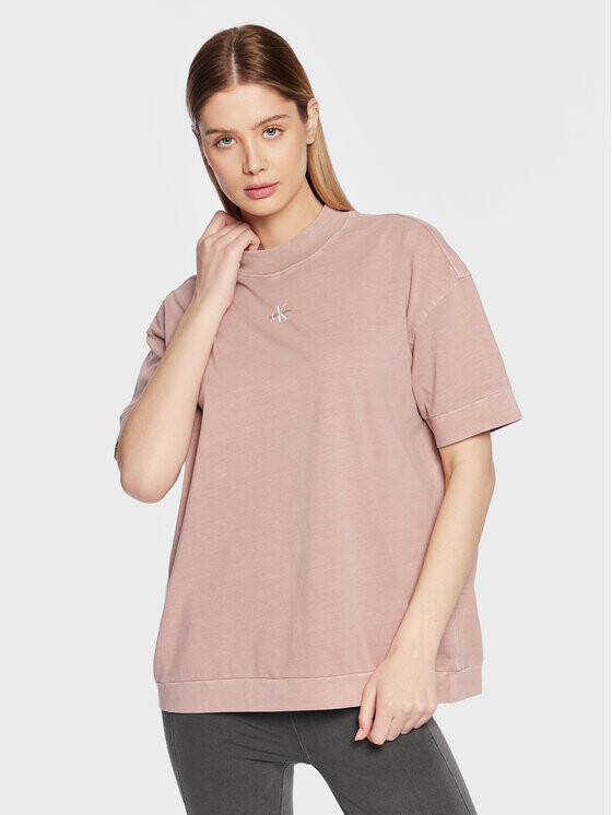 

Футболка свободного кроя Calvin Klein, розовый