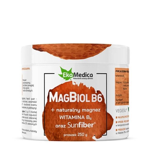 

Ekamedica Magbiol B6 Proszekмагний с витамином B6, 250 g