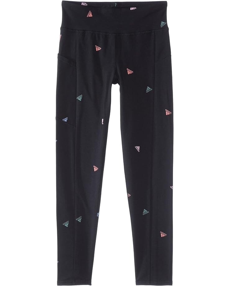 

Брюки Adidas All Over Print Cell Pocket Tights, черный мульти