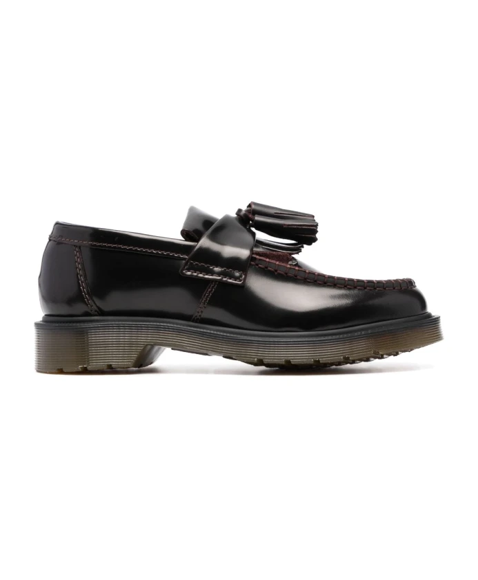 

Кожаные тапочки с кисточками Dr. Martens, черный
