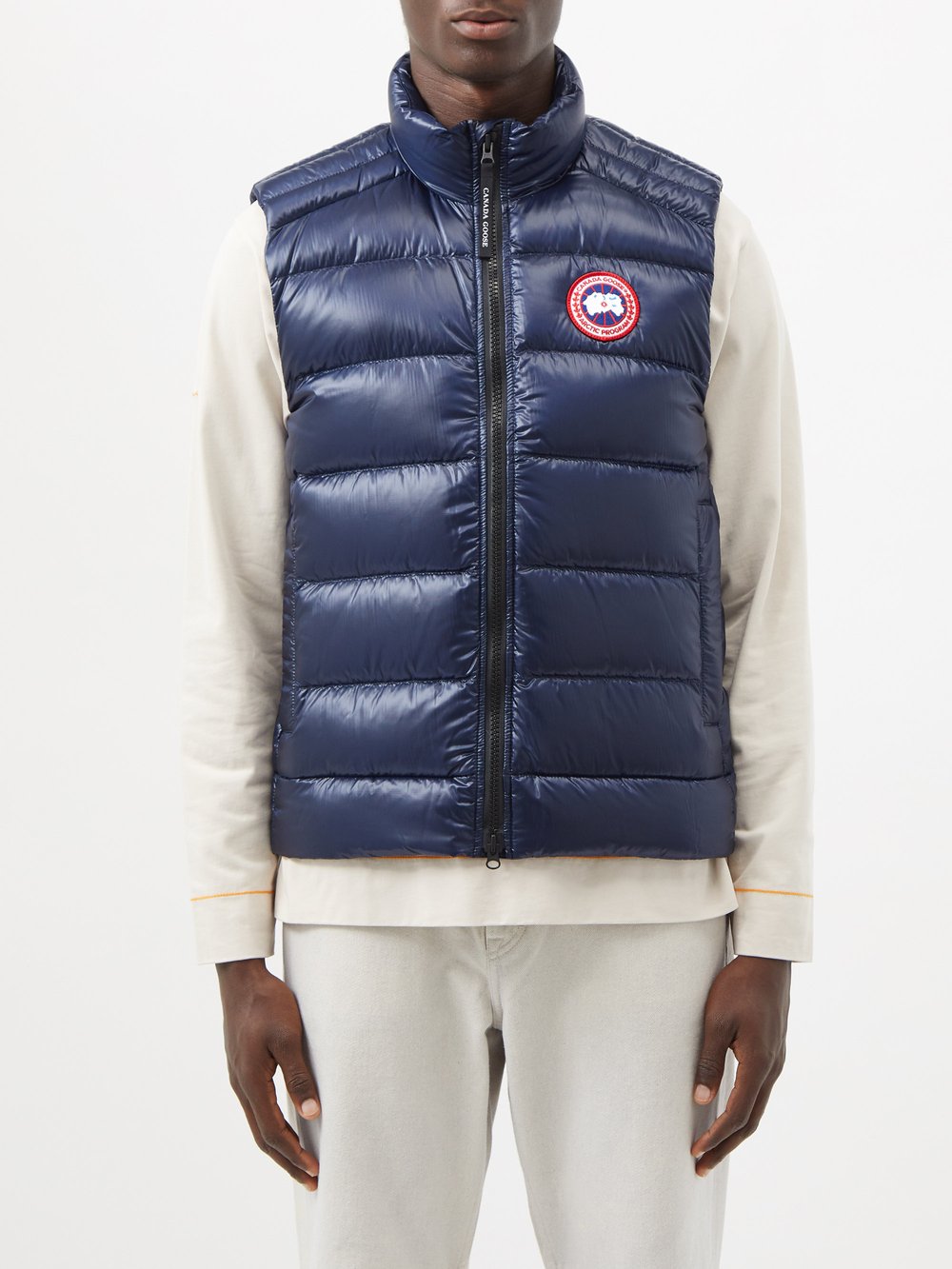 

Стеганый пуховый жилет crofton Canada Goose, синий