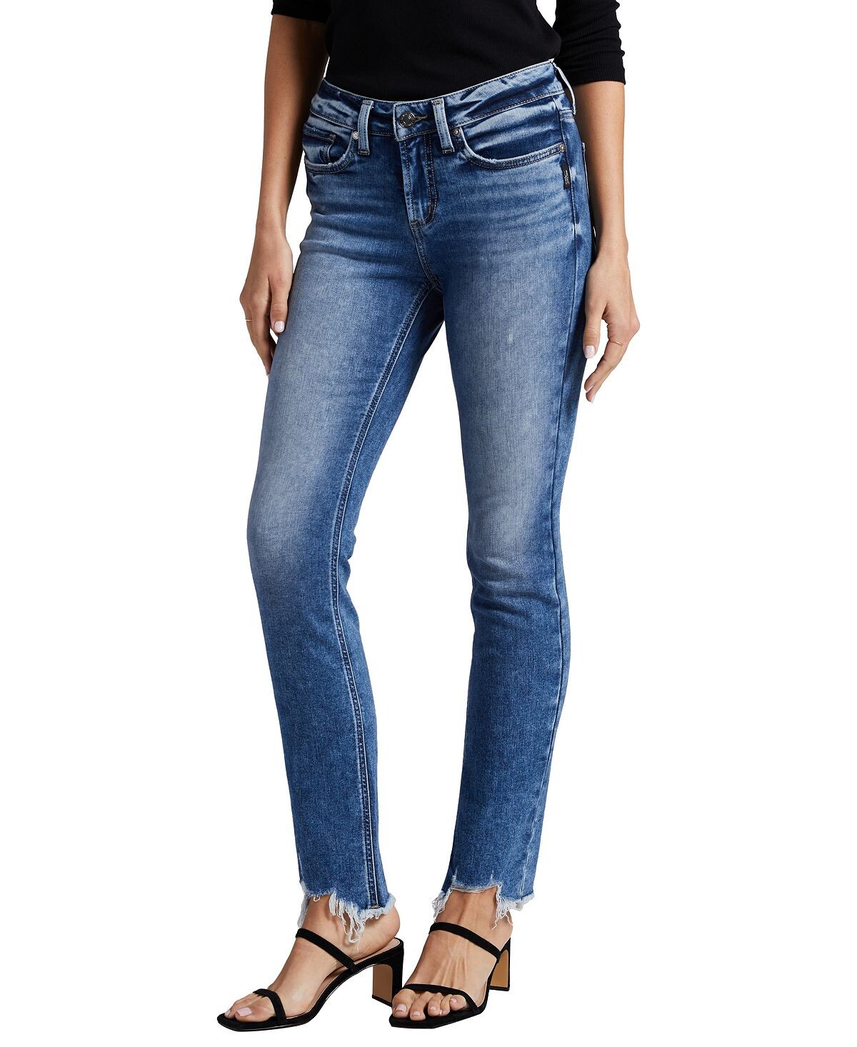 

Прямые джинсы Suki со средней посадкой Silver Jeans Co.
