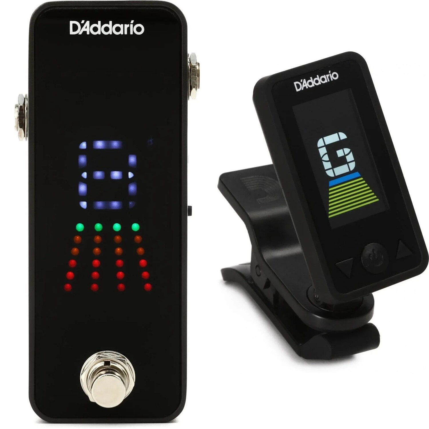 

Хроматический педальный тюнер D'Addario + комплект