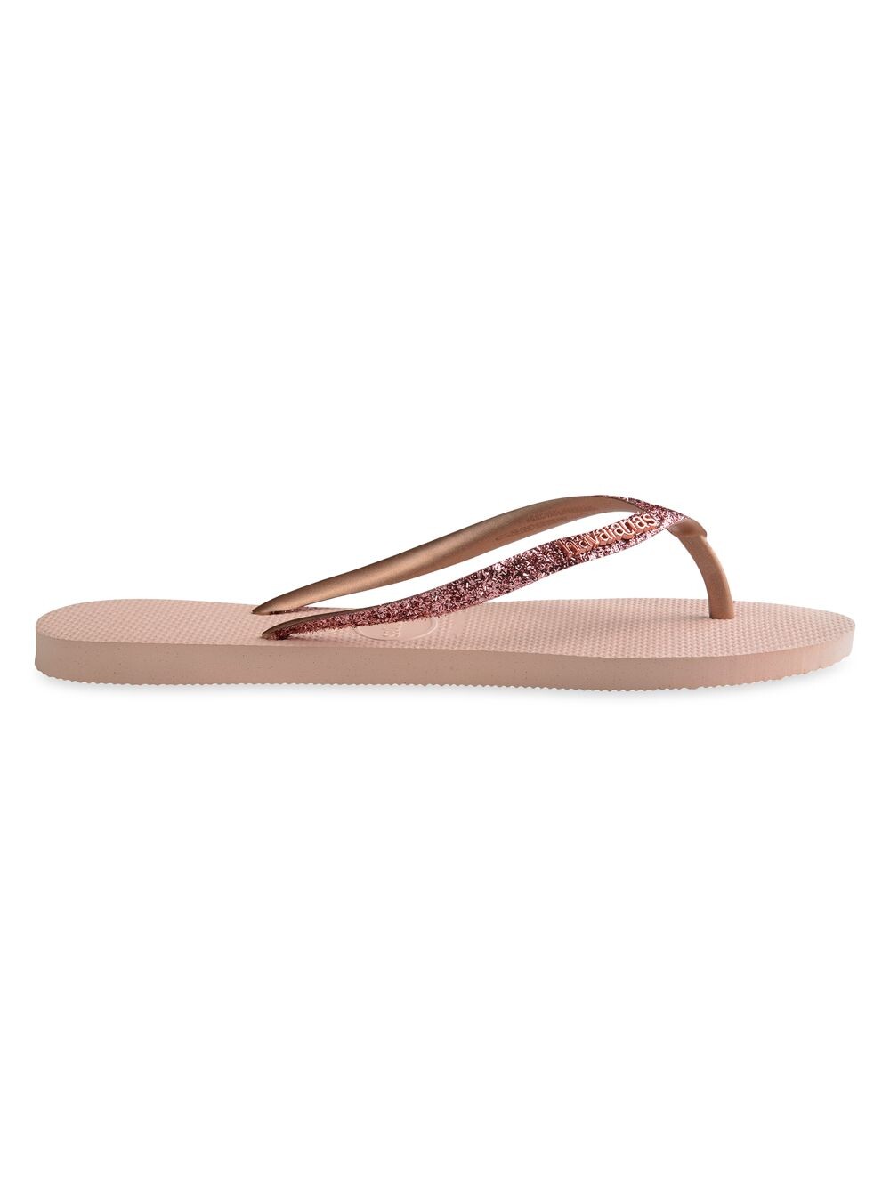 

Тонкие блестящие шлепанцы II Havaianas, роза