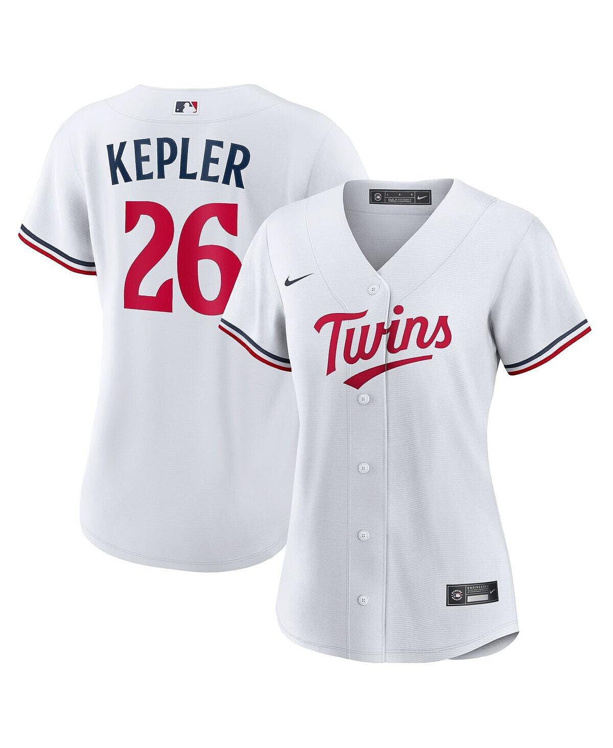

Женская белая футболка Max Kepler Minnesota Twins Home Replica Player Nike, белый