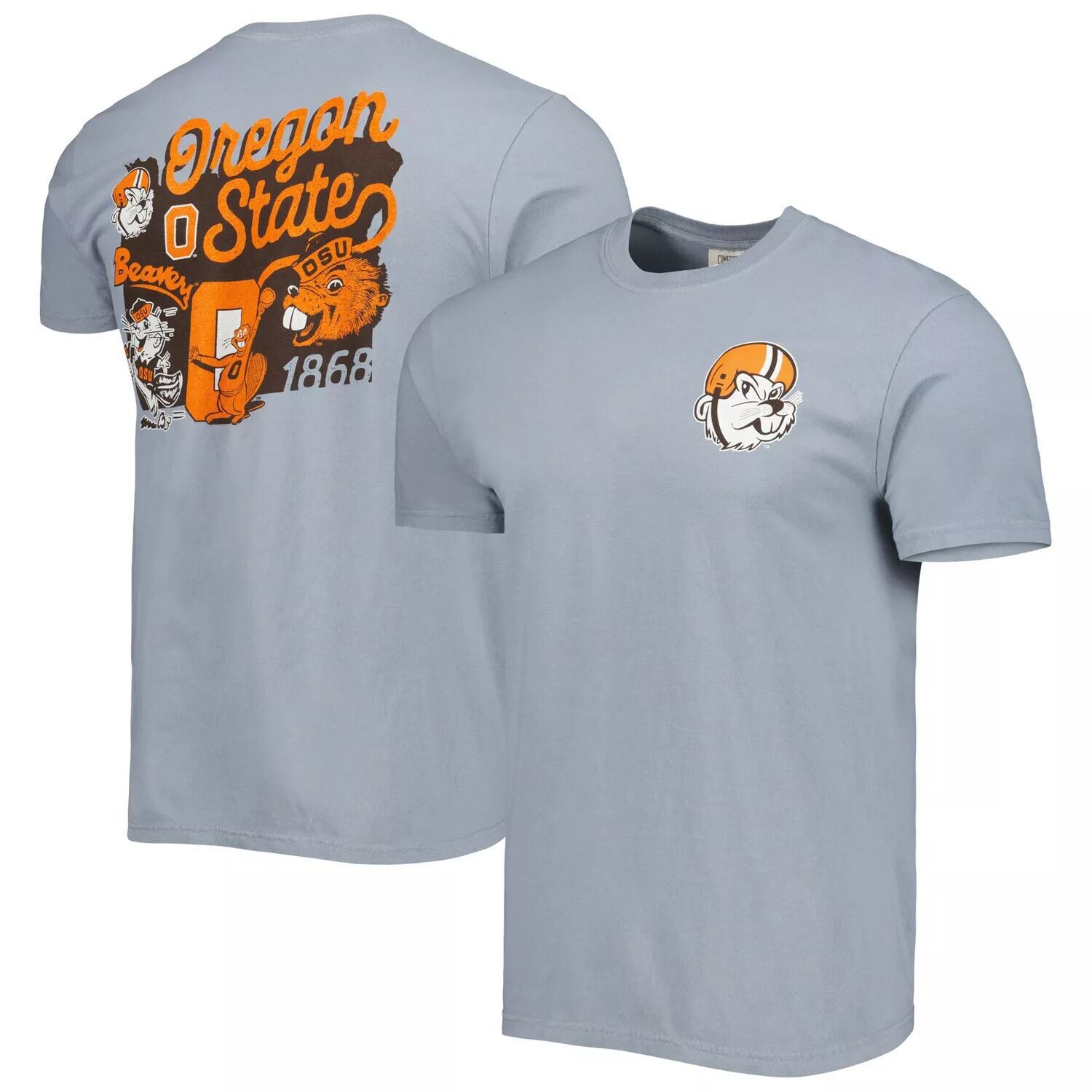 

Мужская графитовая футболка Oregon State Beavers Vault State Comfort
