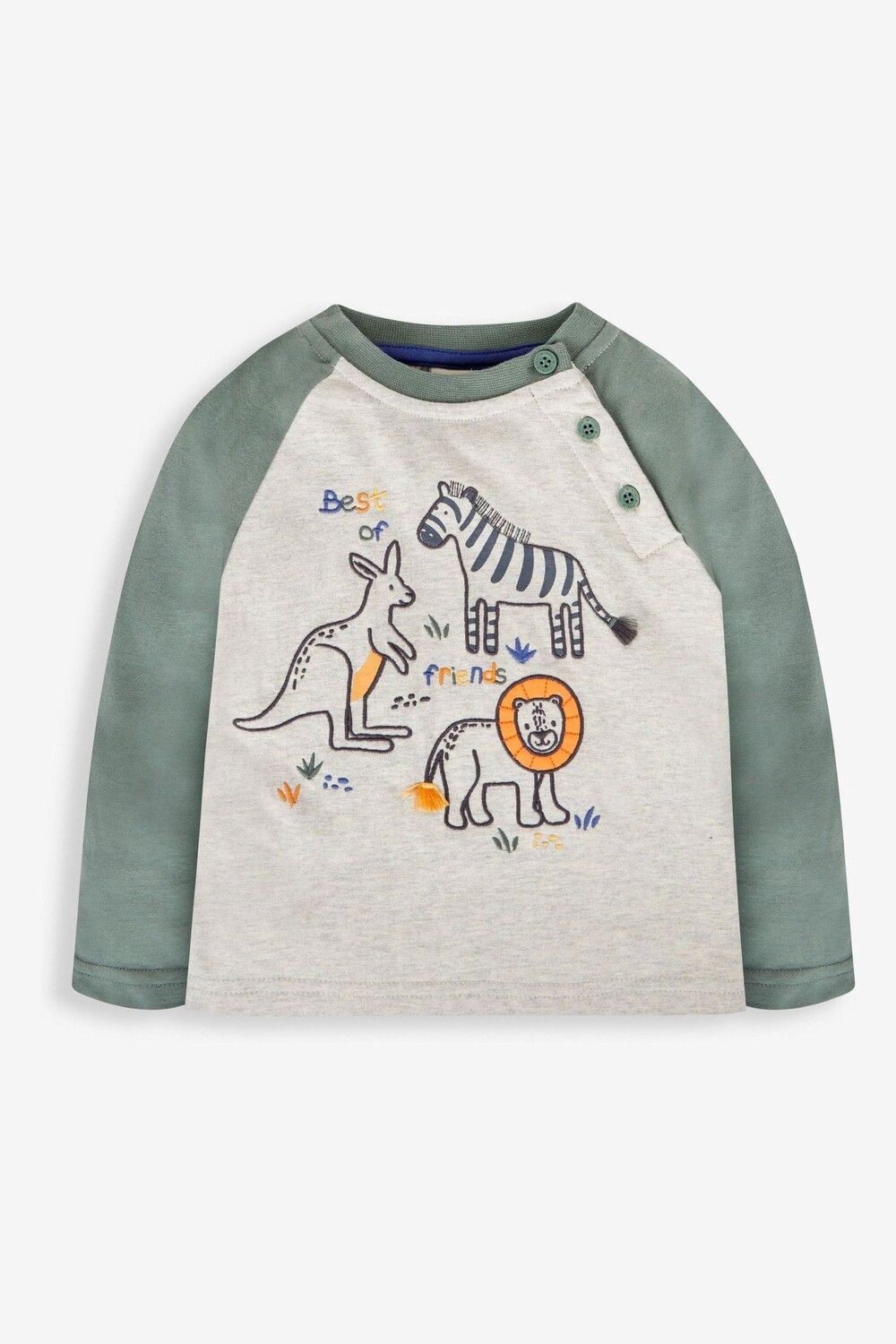

Топ JoJo Maman Bébé с аппликацией в виде животных Jojo Maman Bébé