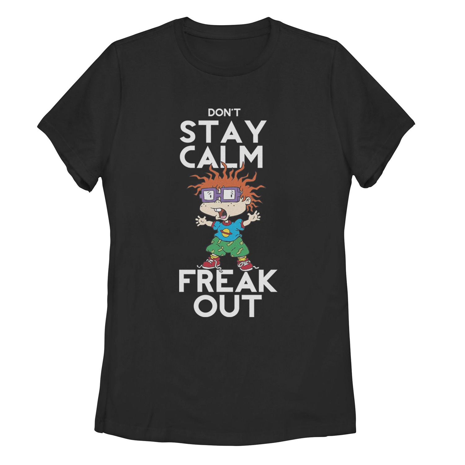 

Футболка Juniors' Rugrats Chuckie Don't Stay Calm Freak Out Licensed Character