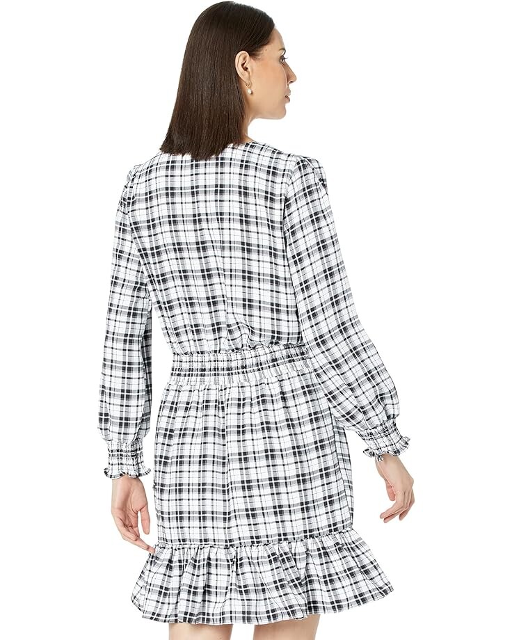 

Платье Vince Camuto Long Sleeve Wrap Front Australian Moment Dress, цвет New Ivory