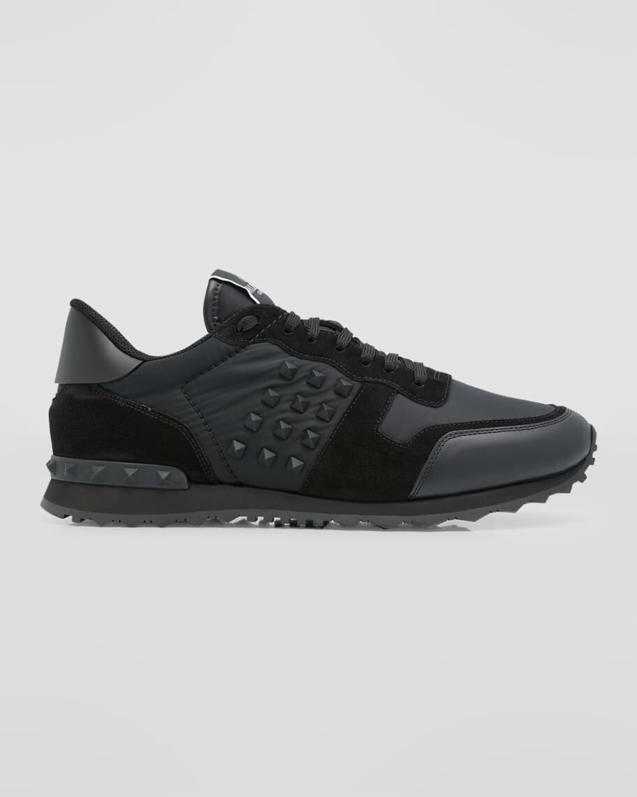 

Мужские нейлоновые низкие кеды Rockstud Valentino Garavani
