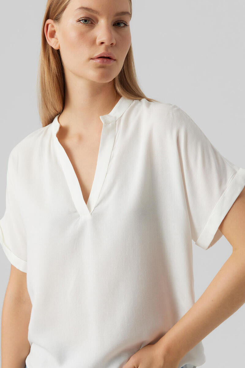 

Базовый топ с короткими рукавами Vero Moda, белый