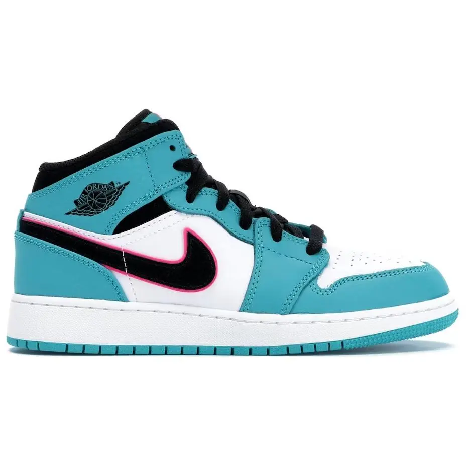 

Кроссовки Air Jordan 1 Skateboarding Shoes Women's Mid-top Teal, бирюзовый, Зеленый, Кроссовки Air Jordan 1 Skateboarding Shoes Women's Mid-top Teal, бирюзовый