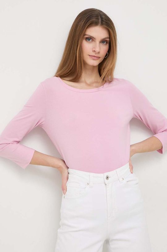 Рубашка с длинным рукавом Weekend Max Mara, розовый