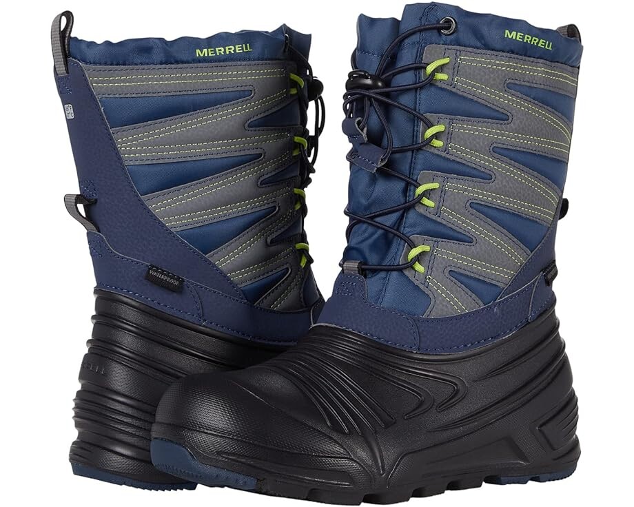 

Ботинки Merrell Snow Quest Lite 3.0 Waterproof, цвет Navy/Black/Grey