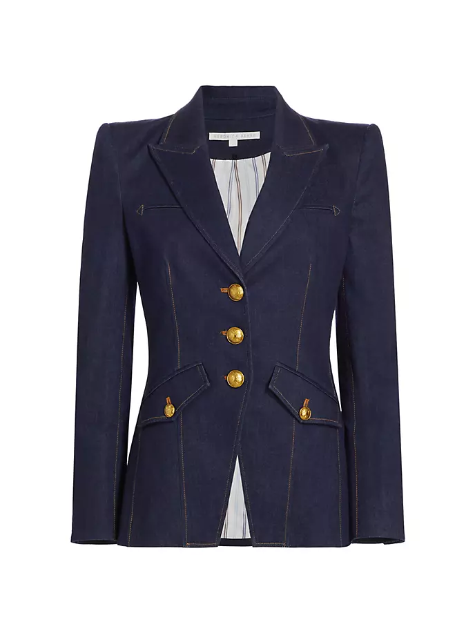 

Джинсовая куртка Anoki Dickey Veronica Beard, цвет dark oxford