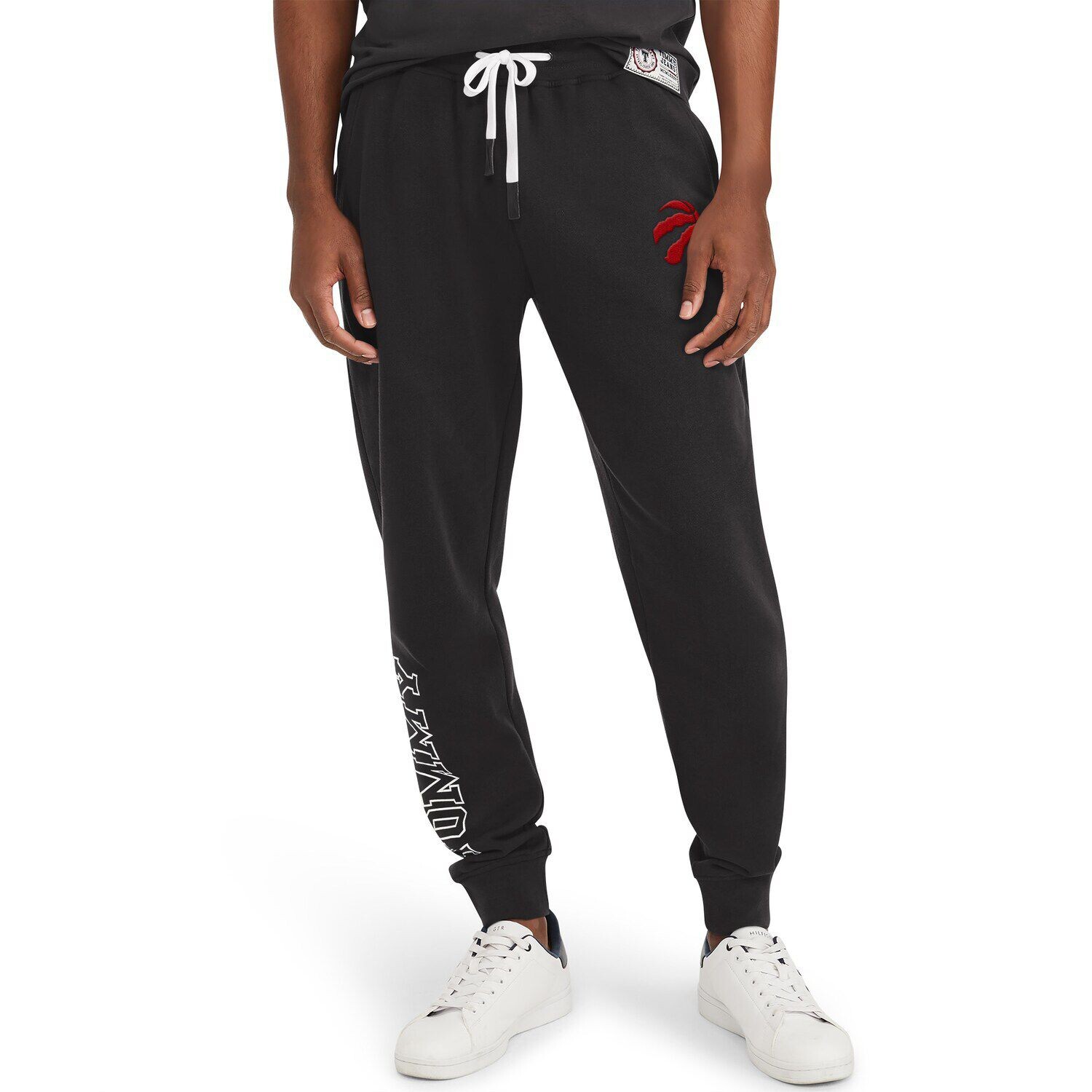 

Мужские джинсы Tommy Jeans Black Toronto Raptors Carl Bi-Blend флисовые брюки-джоггеры