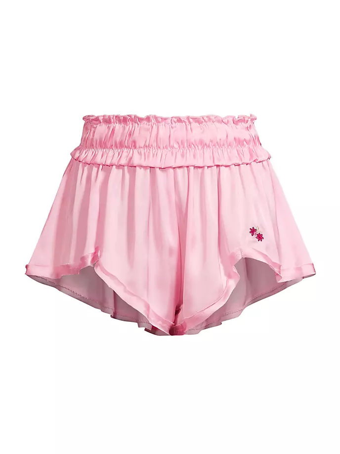 

Атласные шорты на резинке Like Honey Free People, цвет cherry blossom