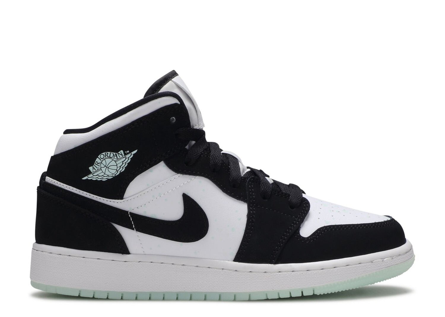 

Кроссовки Air Jordan Air Jordan 1 Mid Se Gs 'Glow In The Dark Panda', белый