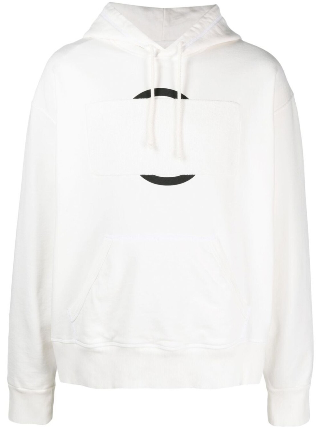 

MM6 Maison Margiela худи с графичным принтом, белый
