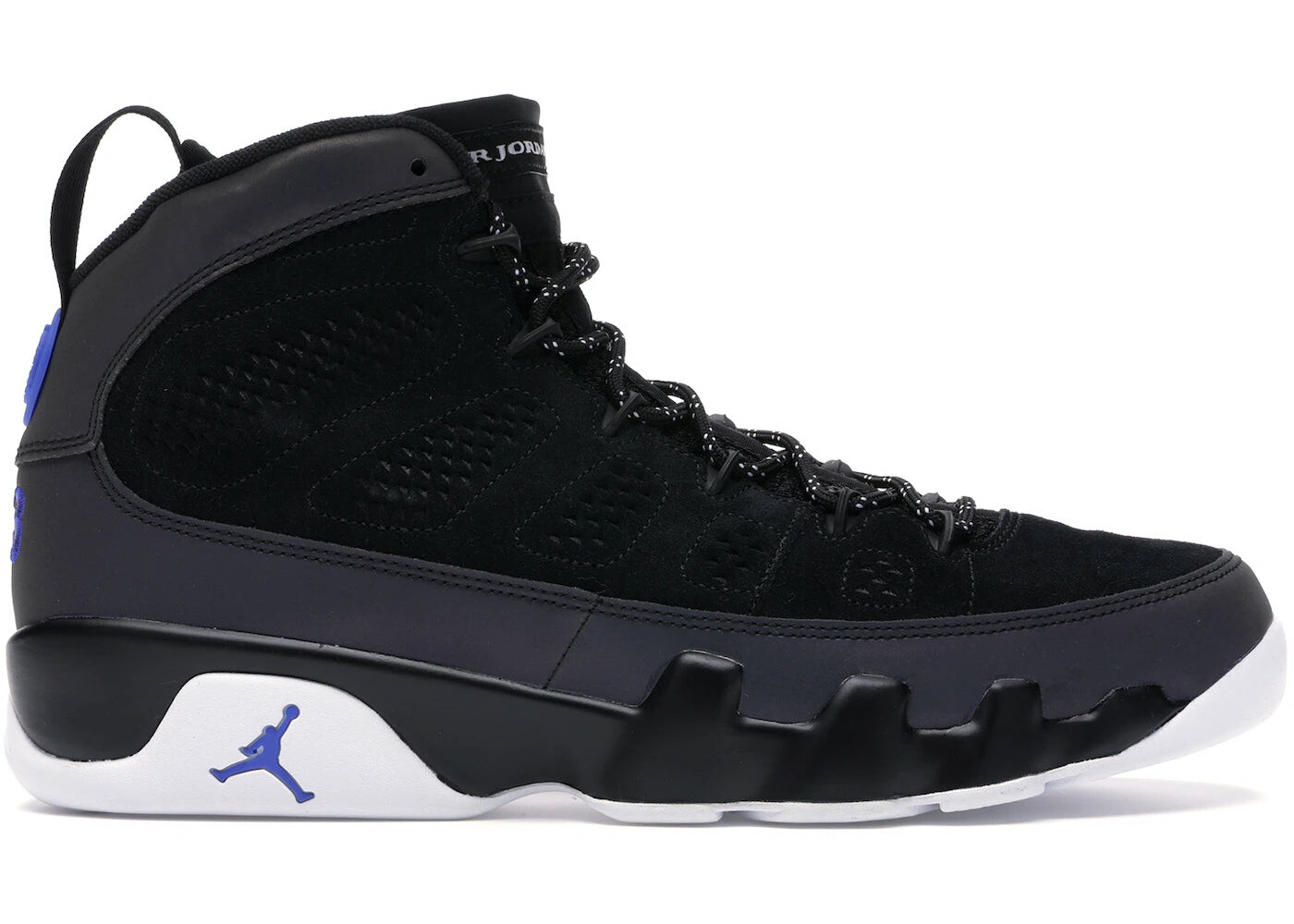 

Кроссовки Nike Air Jordan 9 Retro Racer, черный / синий / белый
