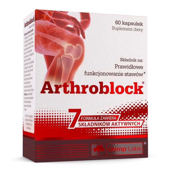 Olimp Arthroblock совместная подготовка, 60 шт. гиалуроновая кислота 50 таблеток по 500 мг