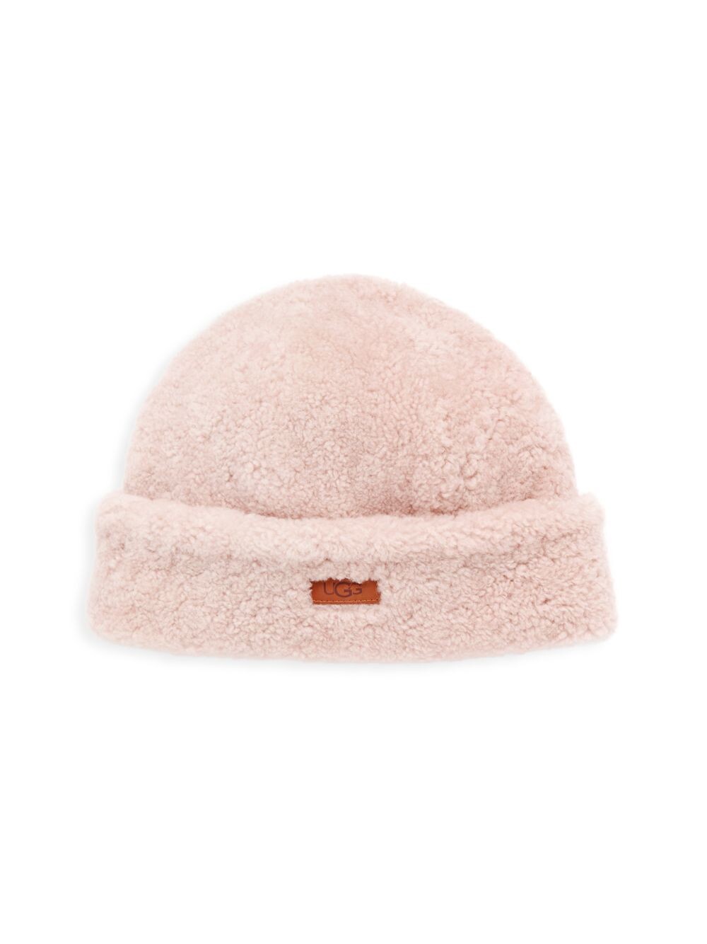 

Кудрявая шапка из овчины UGG, розовый