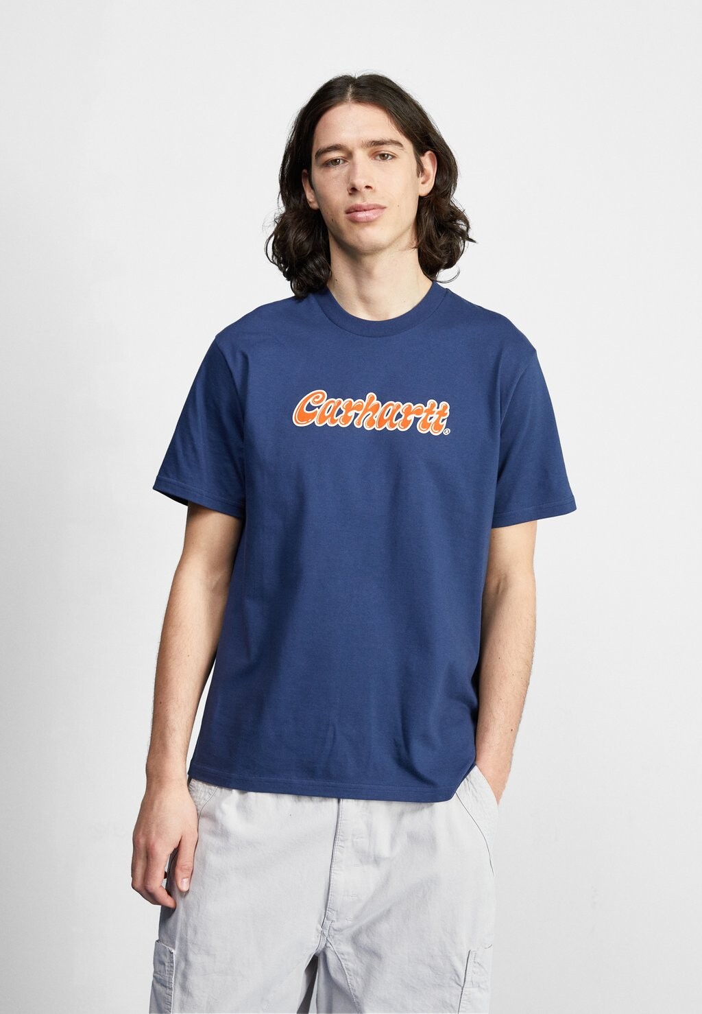 

Футболка с принтом Carhartt WIP, синий