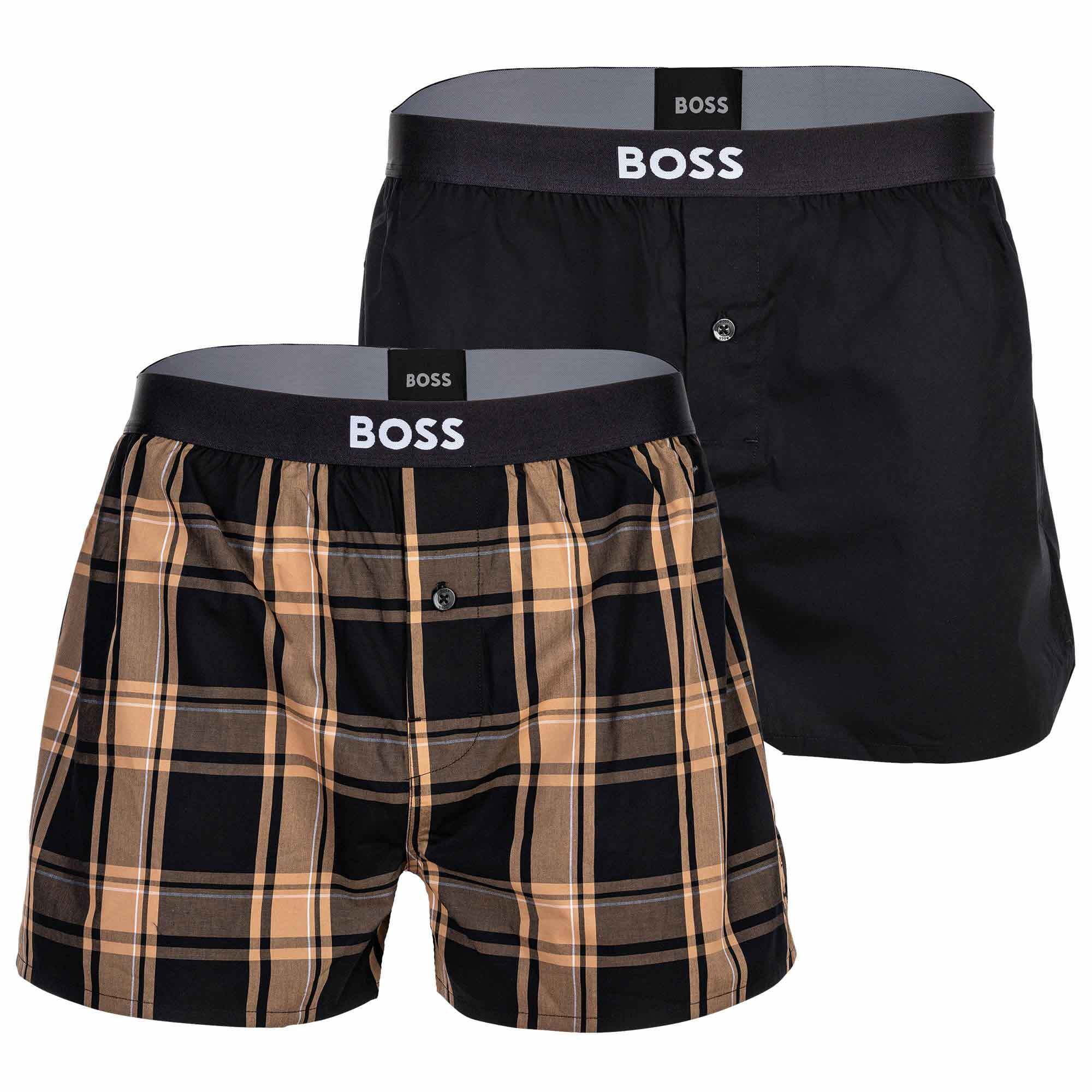 Боксеры BOSS Web-Boxershorts 2 шт, бежевый боксеры levi´s web boxershorts 2 шт серый