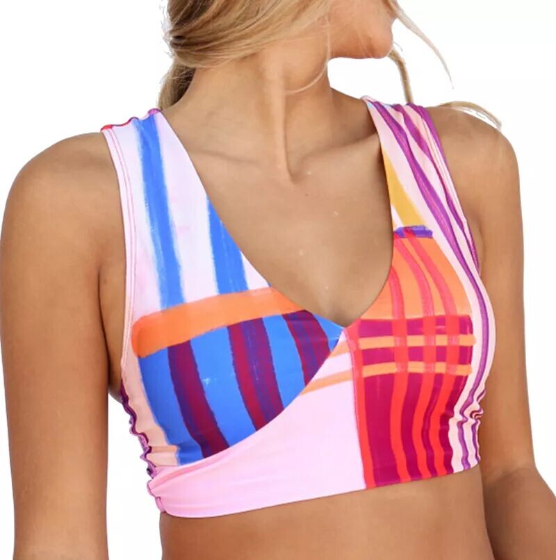 

Nani Swimwear Женский укороченный бикини-топ с V-образным вырезом Switch