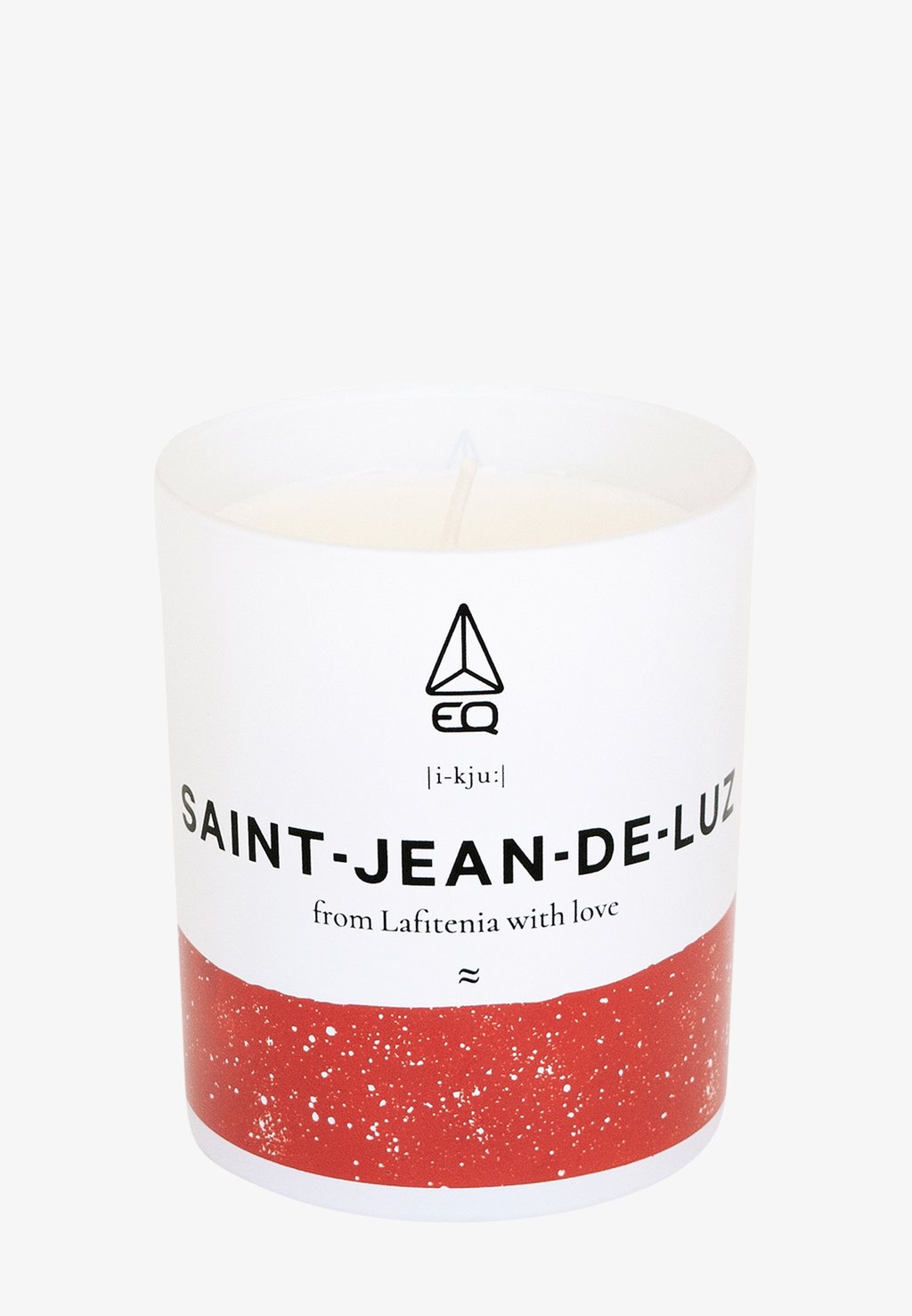 Ароматическая свеча Bougie Parfumée Candle St Jean De Luz EQ, белый