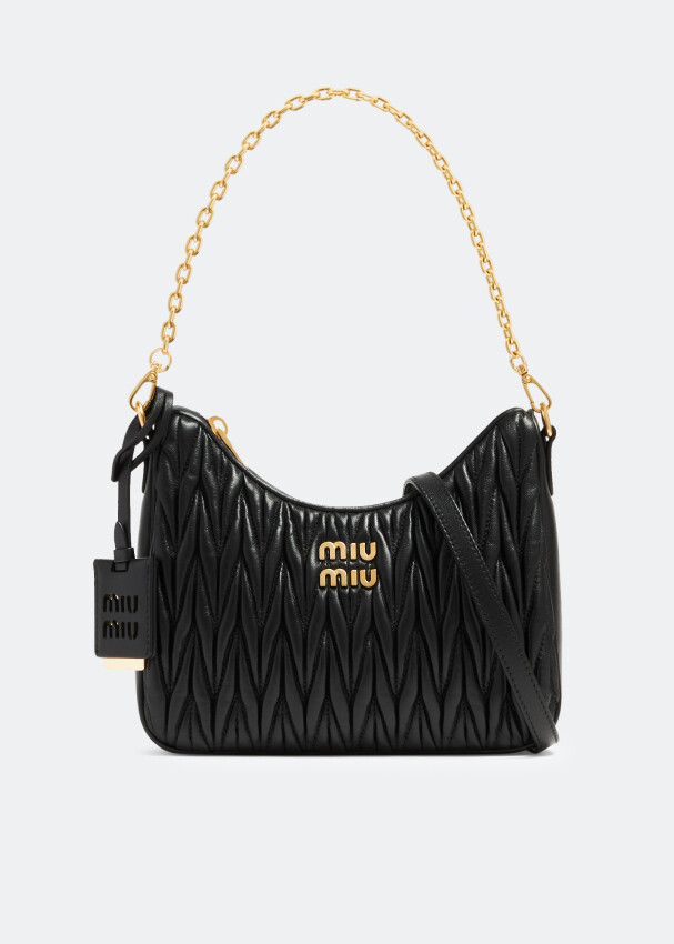 

Сумка через плечо Miu Miu Matelassé, черный