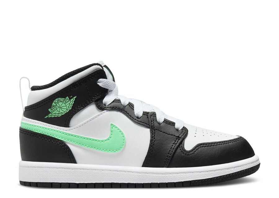 

Кроссовки Air Jordan Air Jordan 1 Mid Ps 'Green Glow', черный