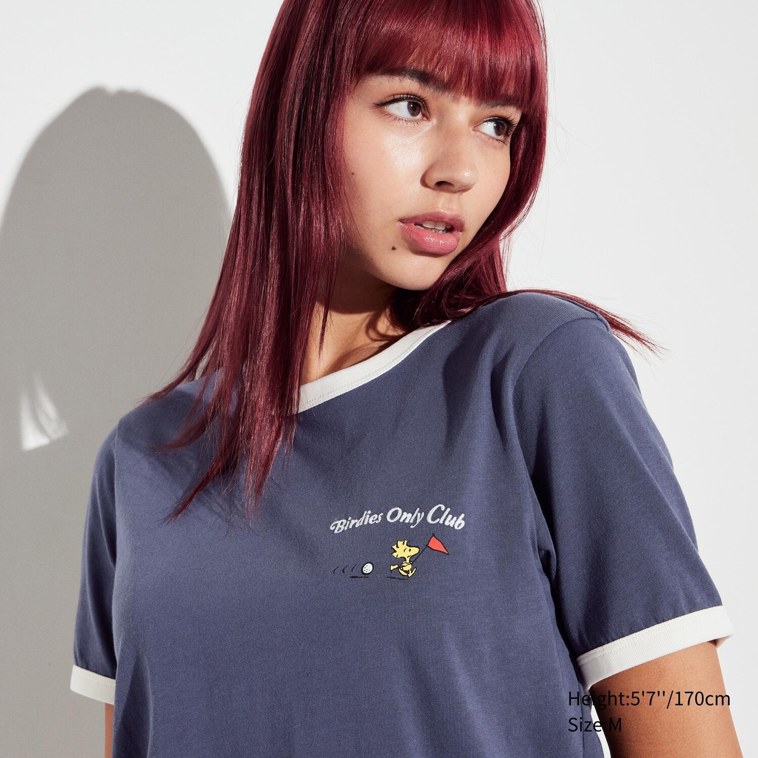 

Футболка Uniqlo Peanuts Sports Club с коротким рукавом, синий