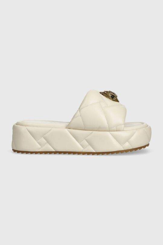 

Кожаные тапочки Kensington Puff на платформе Kurt Geiger London, бежевый