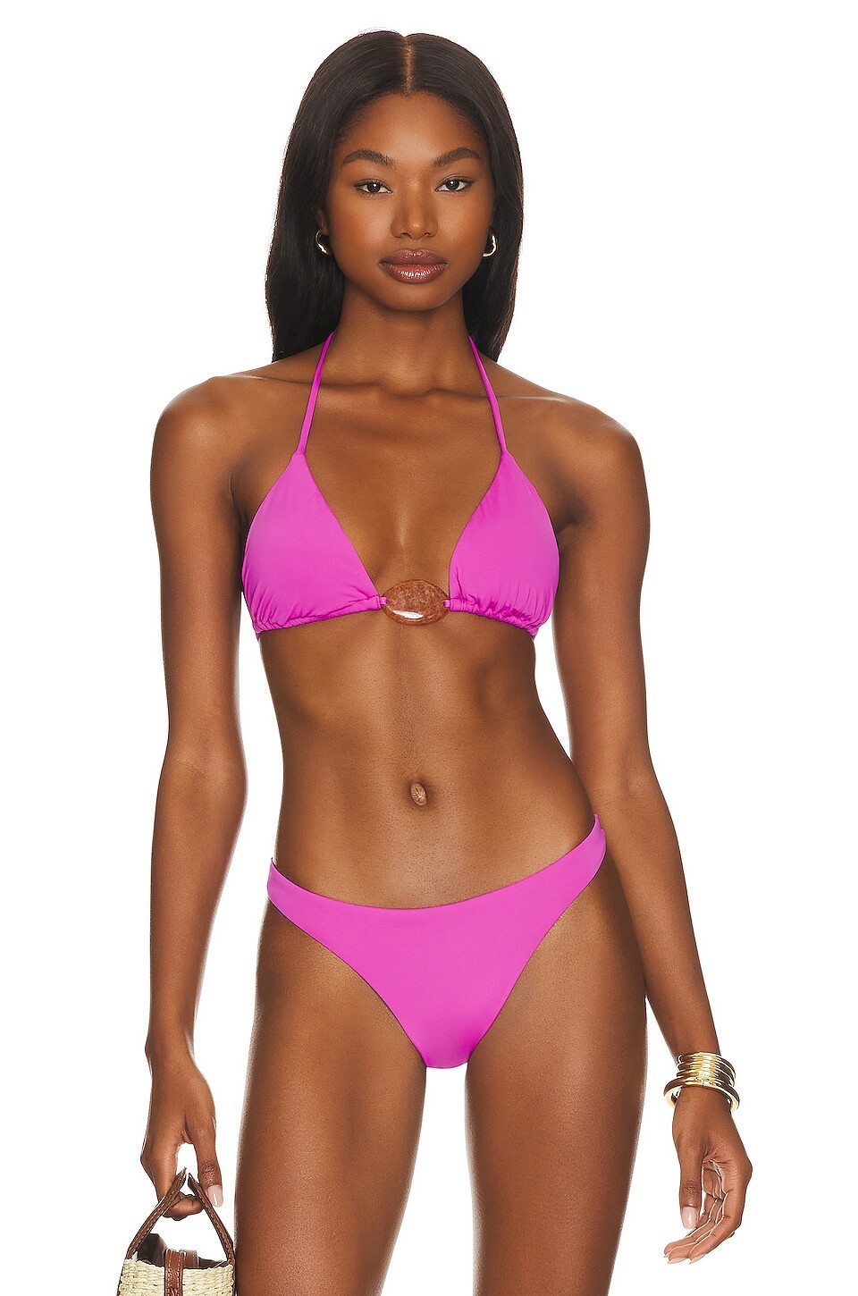 

Топ бикини Vix Swimwear Kim Triangle, цвет Bubblegum